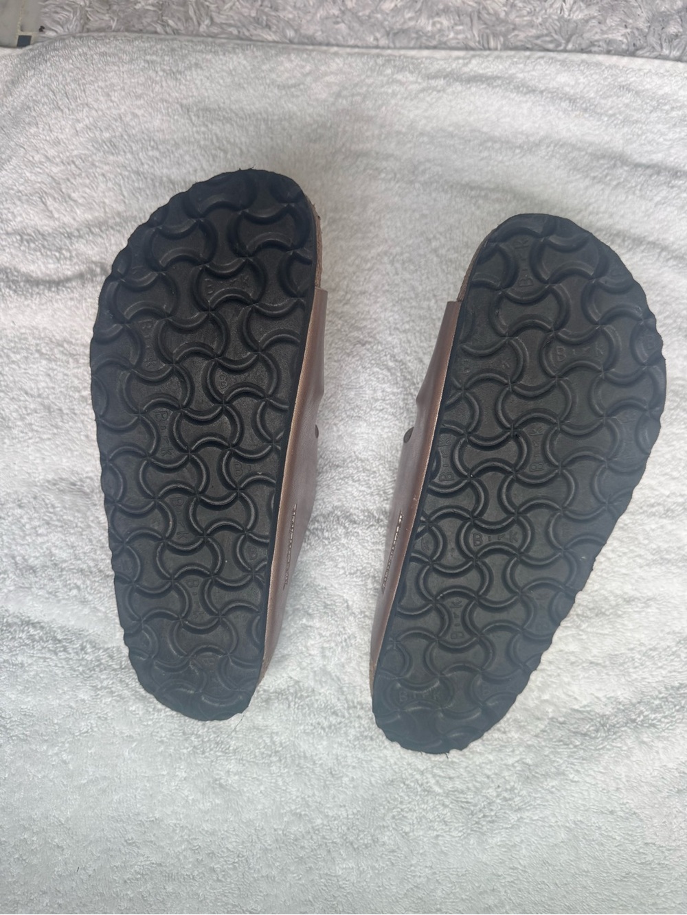 Birkenstock Metallic Rose Gold Double-Buckle Slides Size 36 - Picture 4 of 5